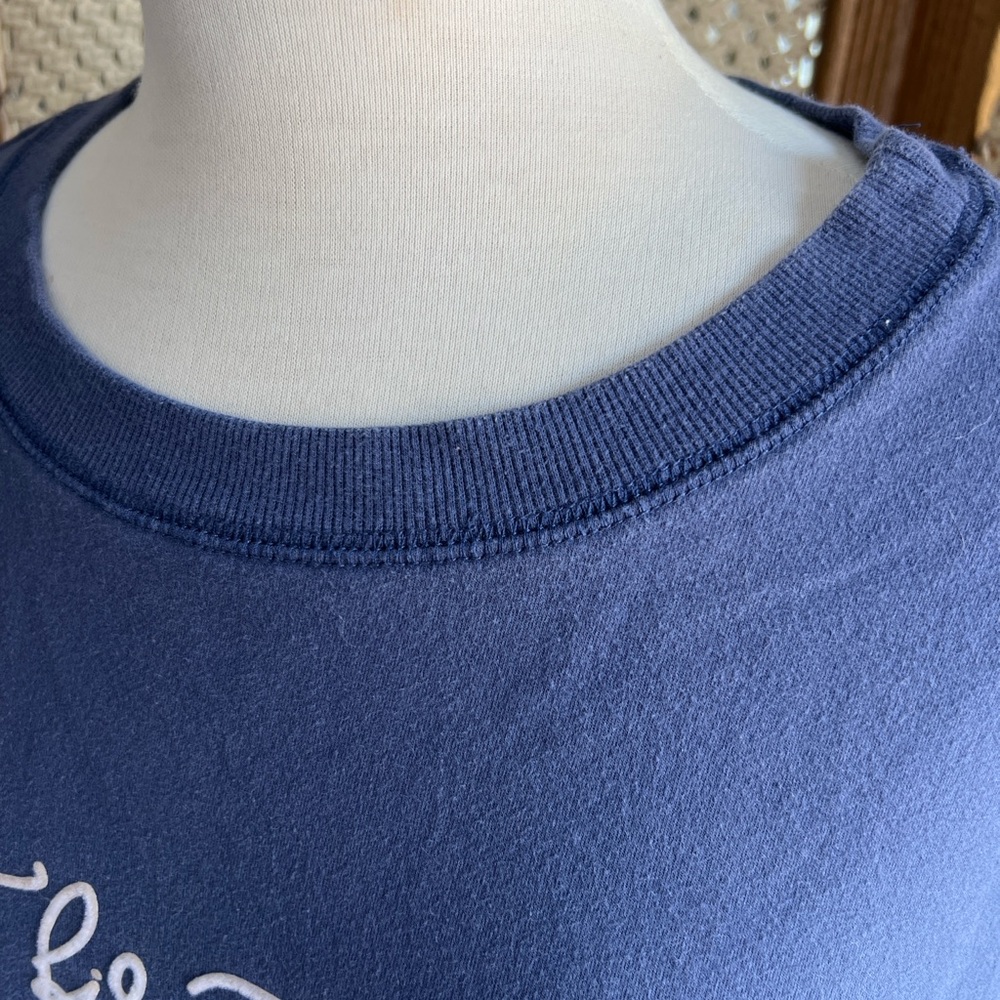 Blue Women's Crewneck - "But First, Coffee" - Picture 5 of 9